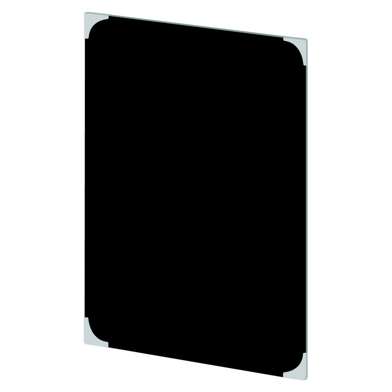 Ardoise Noire Double Face Avec Cadre Bois - Dimensions 341 X 260 Mm - Pour Craie - Trous De Suspension Inclus - 3