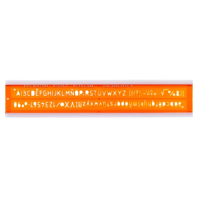 Is0 Sticker TRACE LETTRES IS0 7MM DROIT - Wonday